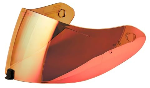 Guajiro – visir kompatibel med Scorpion EXO | R1 Evo Air | R1 Carbon Air | 1400 Evo Air | 1 400 Carbon Air | 520 Evo Air | 391 | Pinlock-kompatibel polykarbonatskärm (röd)