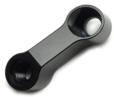 Motorrad Lenker Riser Für Yam&aha 10 MM Rechts & Links Gewinde Motorrad Fahrrad Spiegel Halterung Riser Extender Adapter Aluminium Besonders Geeignet