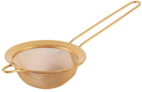 Idhadkc Stainless Steel Fine Mesh Oil Strainer Golden Flour Sifter Sieve Colanders Flour Coffee Mesh Filter Kitchen Bakeware S