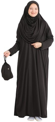 Prien Gebetskleidung Für Frauen Mit Rosenkranz Tasche Hijab, Islam Damen Kleidung Set, Abaya Kopftuch, Muslim Kleider, Khimar
