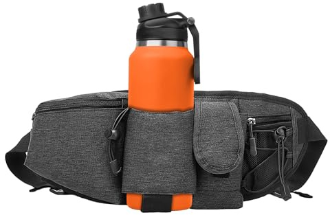 Opdestn Laufgürtel,Kompartimentierte Wasserflasche Und Telefon Hüfttasche