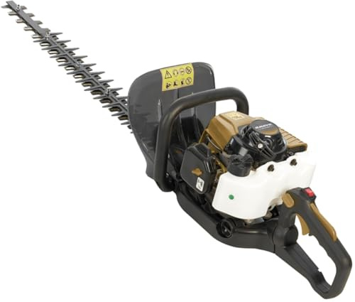 BRICOGARDEN | Cortasetos | 1 HP - 0,7 KW | 25,4 CC | 6,4 KG | Motor Gasolina | Largo Corte 60 CM | Ideal para Mantenimiento de Jardín y Espacios Verdes