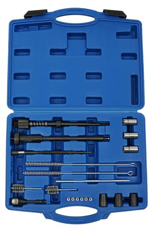 Duoruameng Kit de nettoyage universel pour injecteur et bougie de préchauffage avec accessoires et brosse