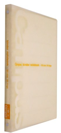 Kokuyo Campus Slide Binder, Slim Type, B5, 26 Holes, Up to 30 Sheets, Yellow, Japan Import (RU-P733Y)