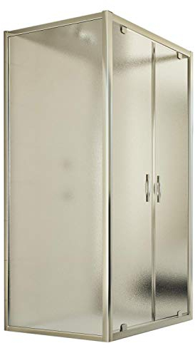 Box Doccia 3 lati 80x120x80 CM H198 stampato C mod. Cristal Trio 2 Ante