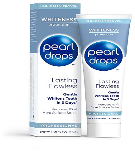 Pearl Drops - Lasting Flawless Professional Daily Toothpaste - Whiter Teeth In 3 Days - 75 ml (Pack of 1)