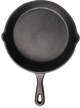 OQHAIR Poêle en Fonte Poêle à Frire Poêle en Fonte Meilleur ustensile de Cuisine assaisonné Professionnel pour Faire Frire la Cuisson (Taille : A) (D)