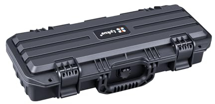 Lykus HC-4210 Wasserdicht Koffer mit Schaumstoff, Innengröße 41x12x7,5cm | IP67 wasserdicht, steckbarer Schaum, geeignet für Kameras, Objektive, elektronische Geräte und mehr