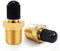 Erzekrim 1/4 NPT Messing Luchtcompressor 2 Stück 1/4 Zoll Messing Reifen Luftkompressor Luftventil Prüfventil Autoventil Tank Füllventile Reifenventil 1/4 Adapter Felgenventile für Auto PKW LKW