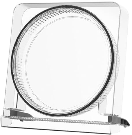 IMIKEYA Boîte De Rangement De Thé Pour Le Thé Puerh Support Rond De Boîte D’Affichage De Puer Organisateur De Boîte De Sachet De En Acrylique Transparent Avec Couvercle Étui