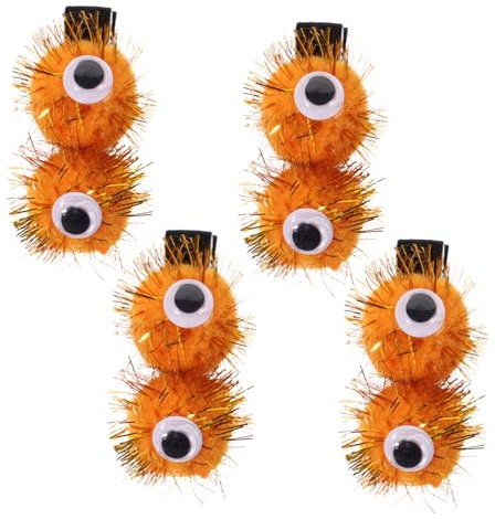 TOVINANNA 2paires Pinces à Cheveux Yeux Pour Halloween Accessoires Festifs Pour Filles Et Garçon Fille De Décoration De Cheveux
