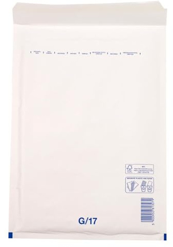 VEPATIM 100 BUDGET Luftpolstertaschen 7/G-17 230x340mm passend für A4 weiß