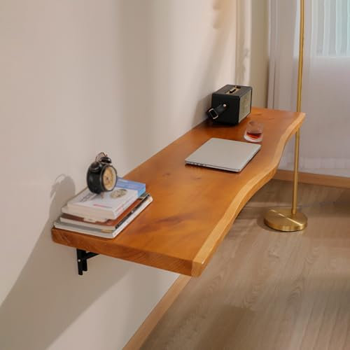 Klappbarer Wandklapptisch Wandklapptisch Wetterfest Schmaler und Langer Esstisch Schwimmender Schreibtisch Esstisch Arbeitstisch PC-Tisch Computertisch Wandmontierter Platzsparend(120x3x45cm)