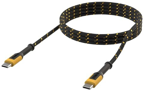 DEWALT BRAIDED CABLE FOR USB-C, 4 FT.