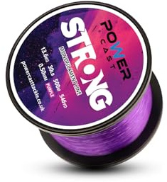 Fil de pêche monofilament solide (violet, 13,6 kg – 500 m – 0,50 mm)