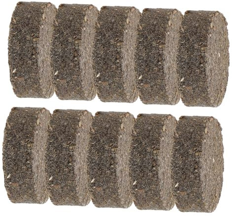 POPETPOP 10pcs Natural Wood Firelighters Charcoal Starter Wood Kindling Blocks Fast Flame Starter for Camping Bbq Outdoor Fire Making