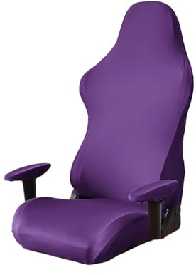Coprisedia da gaming, coprisedia da gaming, elasticizzato, con copribraccioli, coprischienali, coprisedia, coprisedia da gamer (viola)