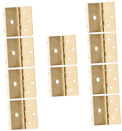 Angoily 10piezas Bisagra Triple Vintage De Metal Para Armarios Baúles y Cajas De Madera Bisagras Antiguas Para Muebles y Joyeros Incluidas