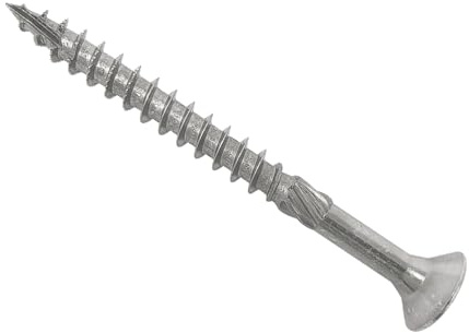 Forgefix Pozi-Außenschrauben 6,0 x 60 mm, 100 Stück, robuste, korrosionsbeständige Befestigungen, ideal für Holz, Terrassendielen, Zäune und Bauprojekte im Freien.