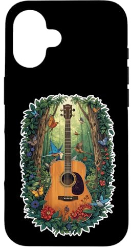 Cordes de Musique pour Guitare Acoustique Rock Rhythm Coque pour iPhone 16