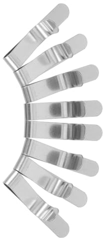 BESPORTBLE Lot de 8 Clips de Fixation en Acier Inoxydable pour Anneaux à Gâteau 6-10 CM Pinces Robustes pour Moules à Pâtisserie Accessoires de Cuisson Professionnels pour Décoration et