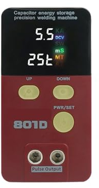 801D Lagringskapacitet Punktsvetsmaskin 12KW Batterisvetsare Punktsvetsare 0,2mm ren nickelsvetsning,1-0,3mm 1800A För nybörjare gör-det-själv-användning