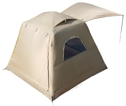 4-Personen-One-Touch-automatisches aufblasbares Kuppelzelt – wasserdichtes großes Glamping-Familien-Campingzelt mit schnell aufzubauendem Luftschutz(Air Tent with Mat)