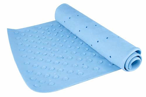 Badewannen-Einlage Badematte Antirutsch-Einlage Sicherheitseinlage mint-grün, aus Gummi, 76cm x 35cm