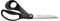 Fiskars Hardware-Schere mit Drahtschneidekerbe, Länge: 25 cm, Rostfreie Stahl-Klinge/Kunststoff-Griffe, Schwarz, 1020478