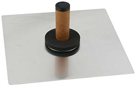 NELA Premium Aluminium Gipser Hawk 330 x 330mm BiKoGRIFF Kork 100% Made in Germany