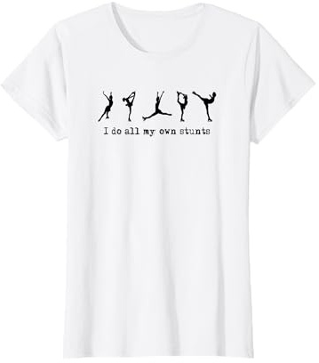 Figure Skating Shirt Cute Funny Women Girls Ice Skating T-Shirt