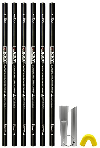 Equip2clean Gutter Cleaner Carbon Fibre Push-Fit Cleaning Pole Kit | 24ft | Lightweight Modular System | Designed Use with Gutter Vacuum | Equipment for Wet and Dry Elevated Exterior Cleaning Tasks