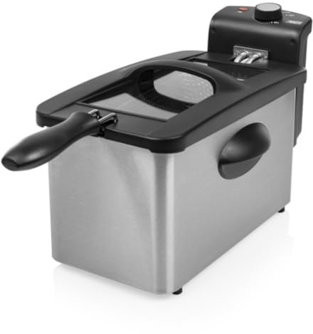 PRINCESS Friggitrice 182604 Deep Fryer, 3 l, 2000 W, acciaio inossidabile