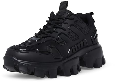 Steve Madden Men's Ponce Sneaker, Black, 9.5