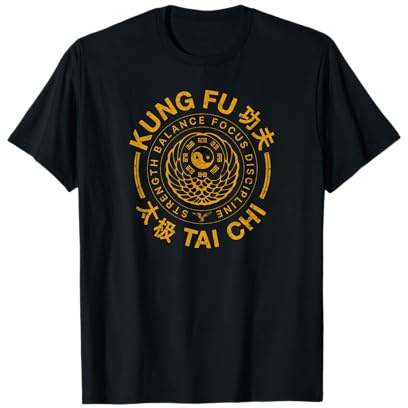 Kung Fu Tai Chi Arti Marziali Maglietta