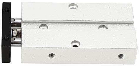 Pneumatischer Doppelzylinder TN10,Pneumatikzylinder Dual Rod Doppeltwirkender Zylinder Luftzylinder aus Aluminiumlegierung Tn10 Dual Rod Shaft Double Acting Pneumatic Cfor OMPonts (TN10X75)