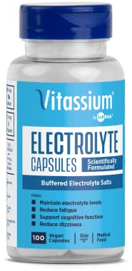 Vitassium Lot de 100 capsules d'électrolyte