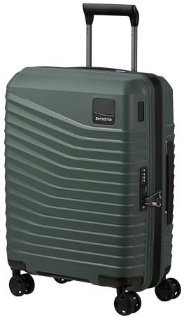 Samsonite Intuo - Spinner S, Expanderbart Handbagage, 55 cm, 39/45 L, Grön (Olive Green)