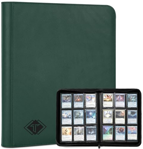 Kartenbinder für Trading Card 9 Pocket,Zip MTG Kartenbinder mit 432 Side Loading Pocket,Kartenalbum passend für TCG Baseball Football Sports Card,Einfaches Einlegen von Karten-Sammelbindern