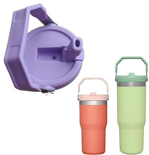 Replacement 30oz Tumbler Straw Lid - Fit For Stanley OLD VERSION 20oz, 30oz Iceflow Flip Tumbler (Colorful, 20 to 30 oz)