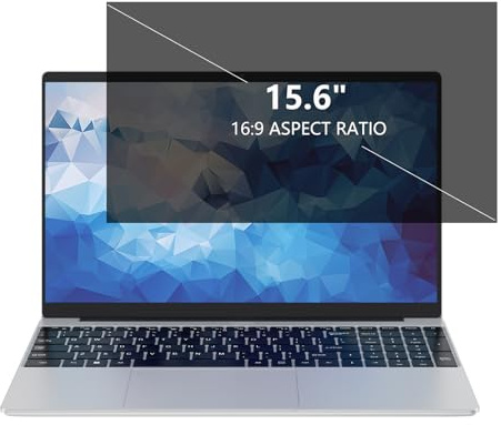 Koelaa Laptop Blickschutzfolie 15.6 Zoll für 16:9 Seitenverhältnis Monitor, Notebook Privacy Filter, Anti Blaulicht Blendschutz Displayschutz, Abnehmbarer Blickschutzfolie-15.6 (16:9)