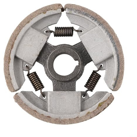 CNANRNANC Engine Automatic Centrifugal Clutch for 168F 170F Mini Tiller with 20mm Shaft Diameter Metal Grey Farming Machine Parts(Three-spring)