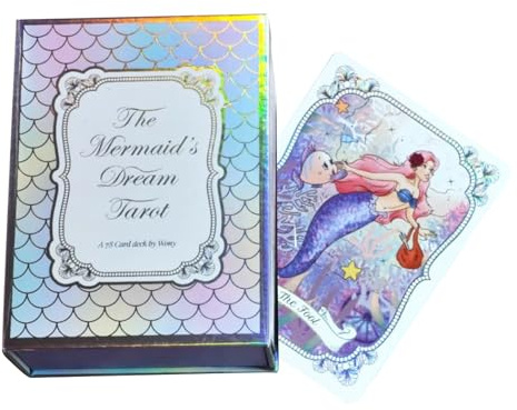 Tarot Cards Deck - 78 Card Oracle Deck | Divination Cards for Beginners | Interesting Portable Entertainment Tool, Board Game for Adults Women Men, Travel Leisure Reading, Home Spiritual Guidance