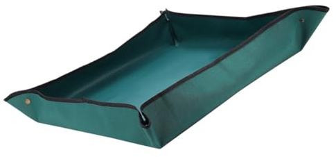 ROMISBABA Tappetino da Rinvaso per Piante da Interno e Succulente, Vassoio per Terriccio da Giardinaggio 1m X 1m, Resistente a Macchie e Freddo, Materiale Spesso e Durevole per Giardinaggio