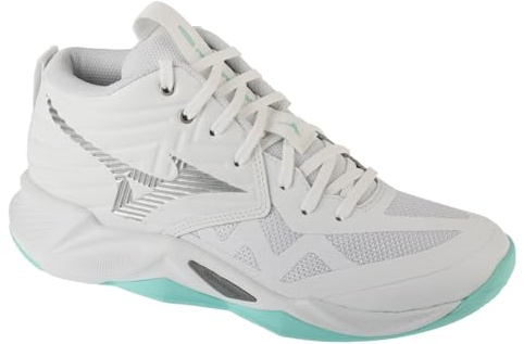 Mizuno Wave Momentum PRO Mid V1GC254545 - Scarpe da pallavolo, da Donna, 40,5 EU, Colore: Bianco