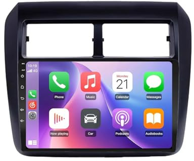 Carplay-Skärm för Toyota Wigo Agya 2013-2019 Röststyrning, Gps-Navigering, Med Kamera, Dashcam, Wifi, Bluetooth Bilradio Stereo Gps Navi, 4 Kärna 2G＋32G