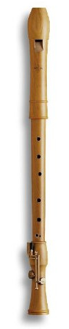 Mollenhauer 2446 Canta Tenor-Blockflöte Barock mit Doppelloch und Doppelklappe Birnbaum hell Natur-Holz - Tenorflöte in C - Tenorblockflöte inkl. Baumwolltasche, Wollwischer, Fettdöschen, Grifftabelle und Pflegeanleitung