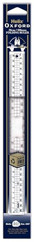 Helix Oxford 30cm Folding Ruler, Oxford Blue