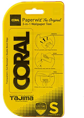 CORAL 69500 Paperwiz 3-in-1 Wallpaper Tool, The Original, Yellow