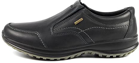 Grisport Melrose slip-on skor för män, Svart - Svart - 41 EU